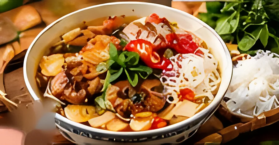 Bún chả đặc biệt